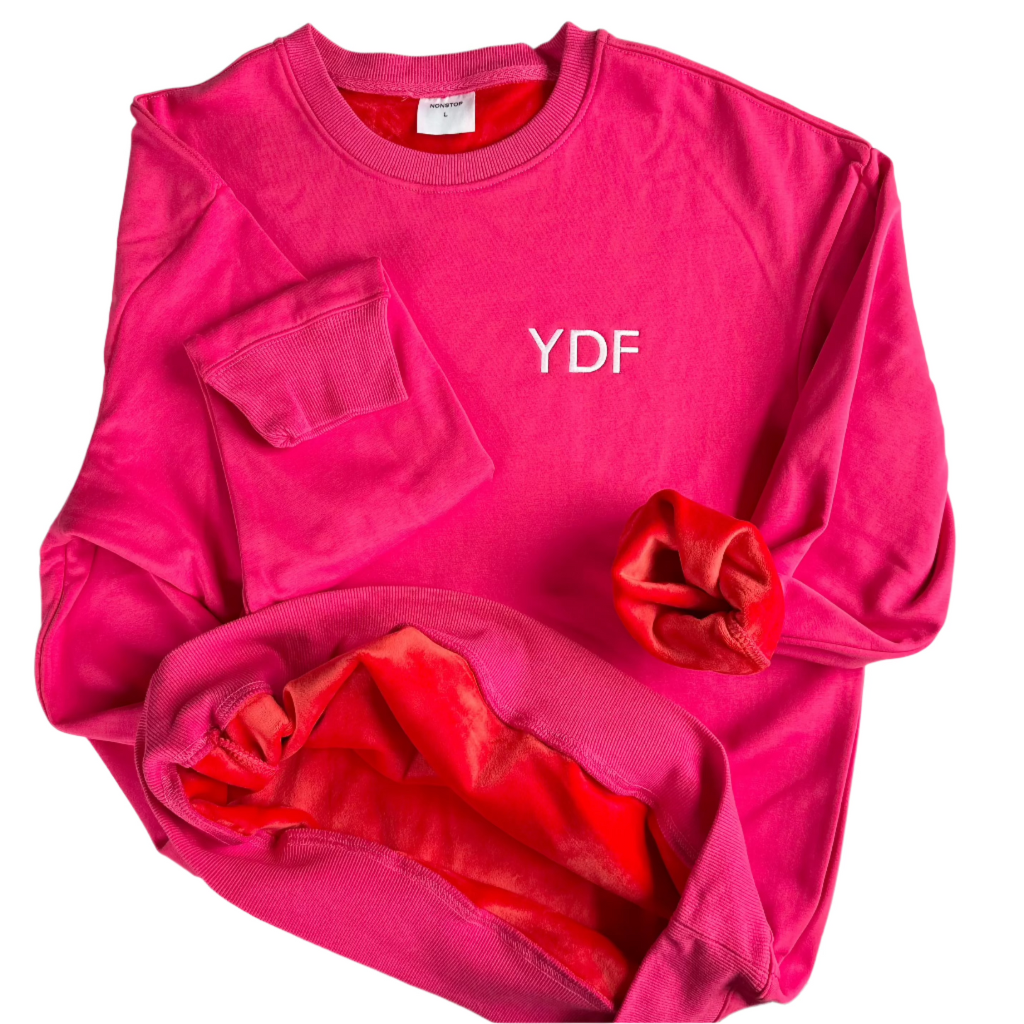 YDF Barbie Pink left logo