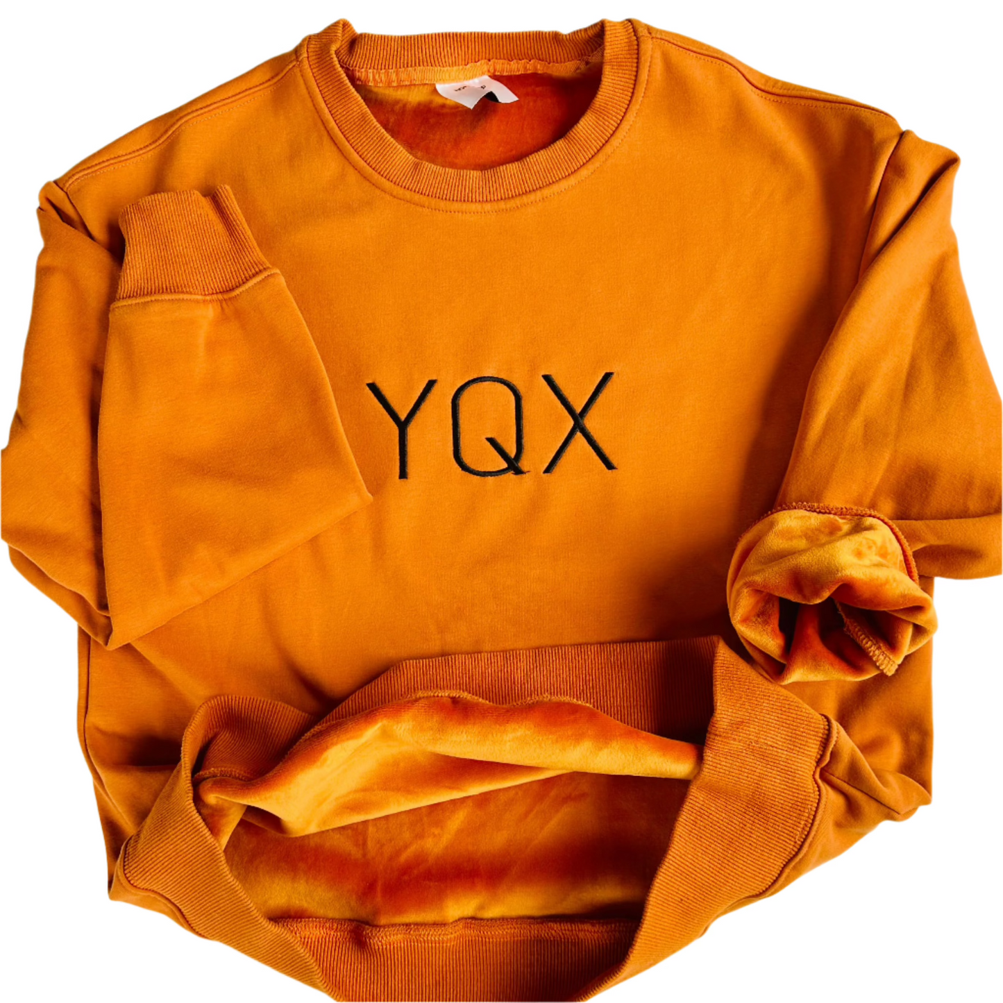 YQX Caramel center logo