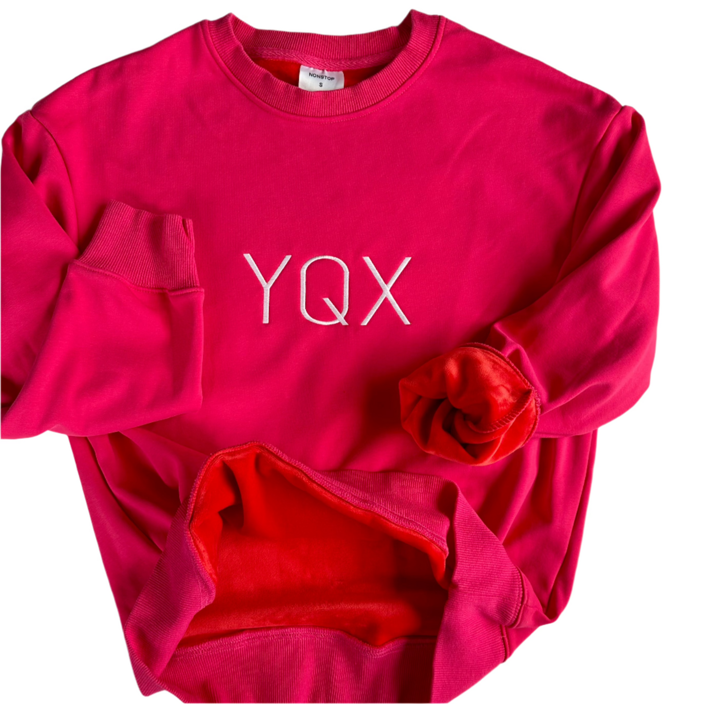 YQX Barbie Pink center logo