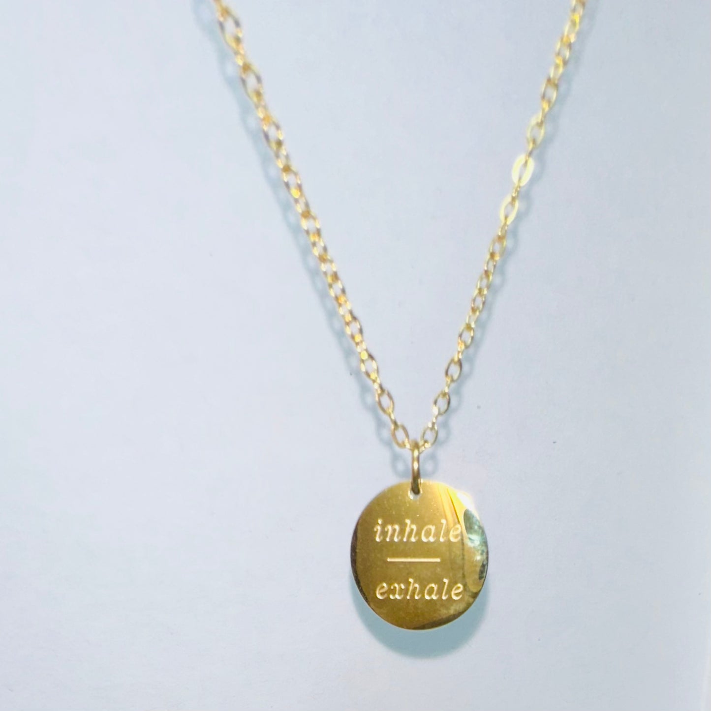 Inhale Exhale Necklace