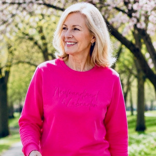 Newfoundland & Labrador Sweatshirt Barbie Pink