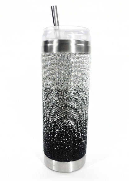 Jacqueline Kent Believe Black Ombre Diamond Crystal Tumbler JKT108.BK