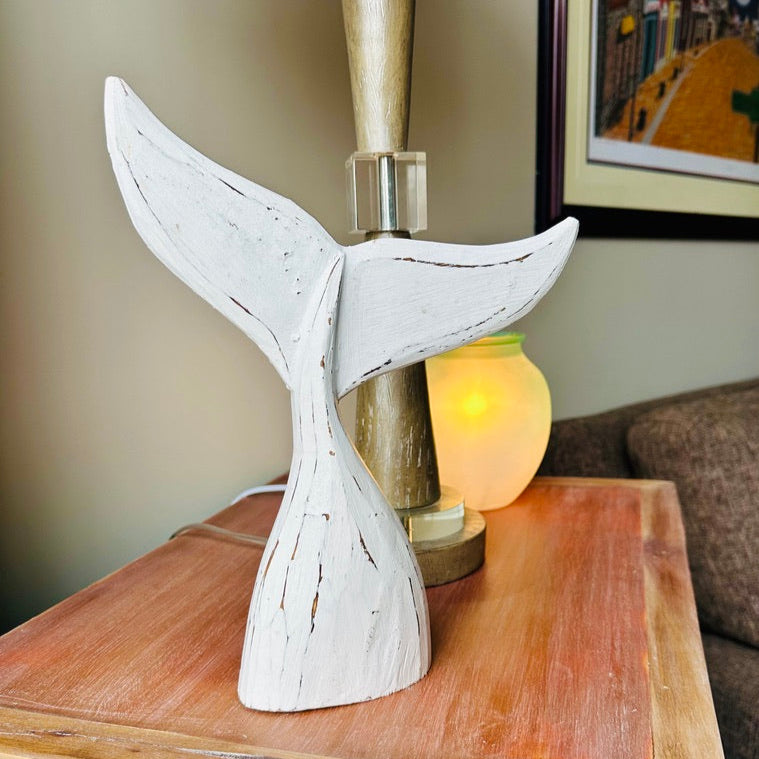 Rustic Driftwood Whale Tail (medium)