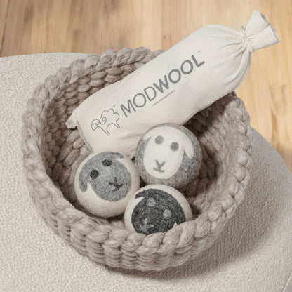MODWOOL Felt Sheep Design Dryer Balls