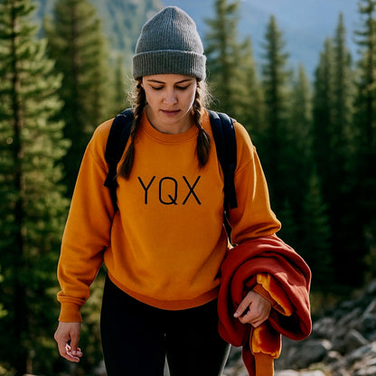 YQX Caramel center logo