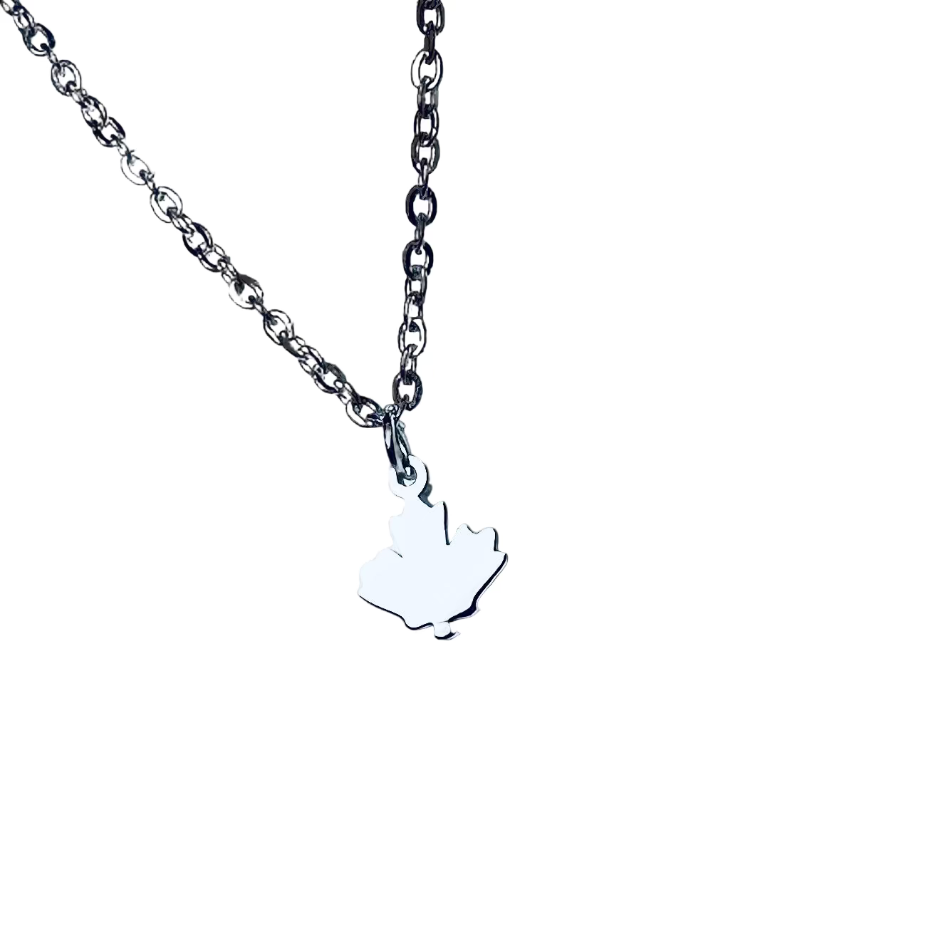 Silver Maple Leaf Necklace