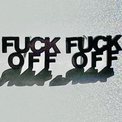 FUCK OFF Earrings
