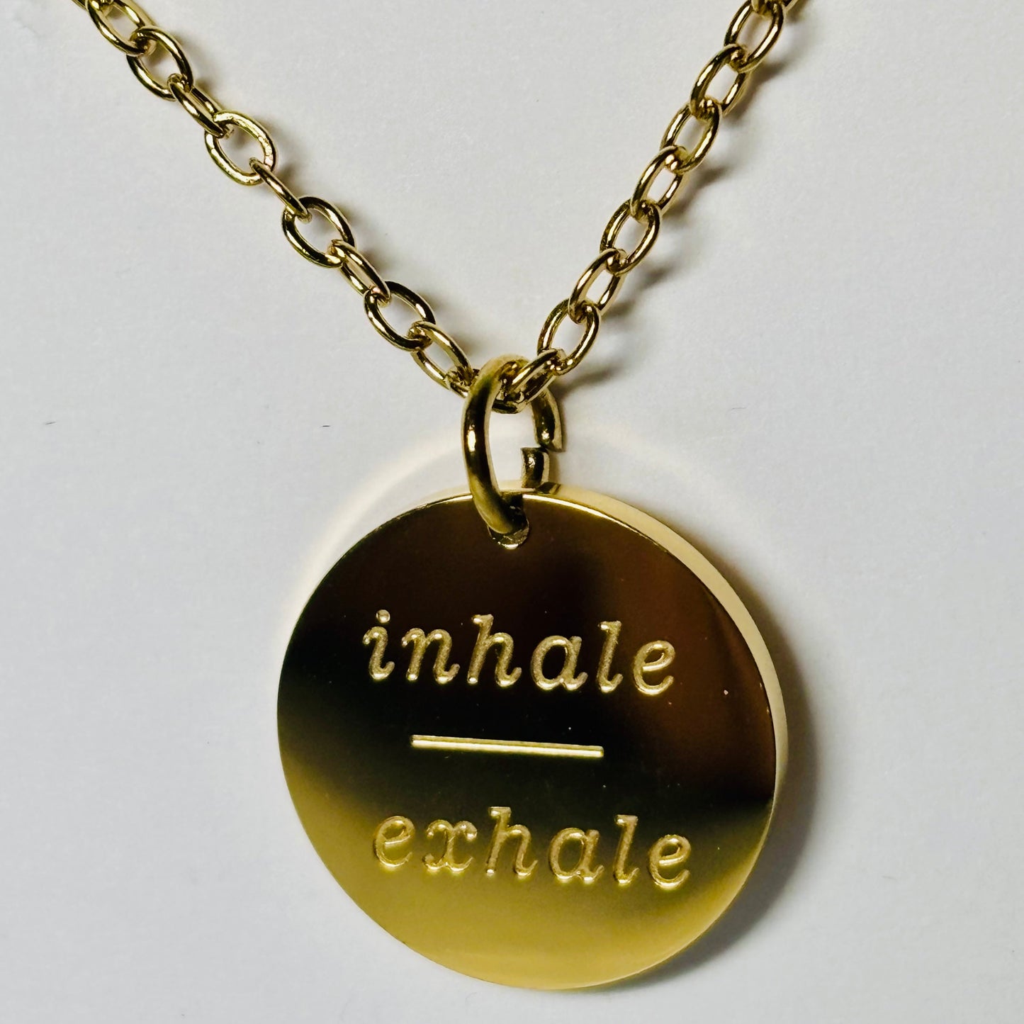 Inhale Exhale Necklace