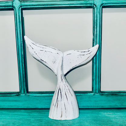 Rustic Driftwood Whale Tail (small)
