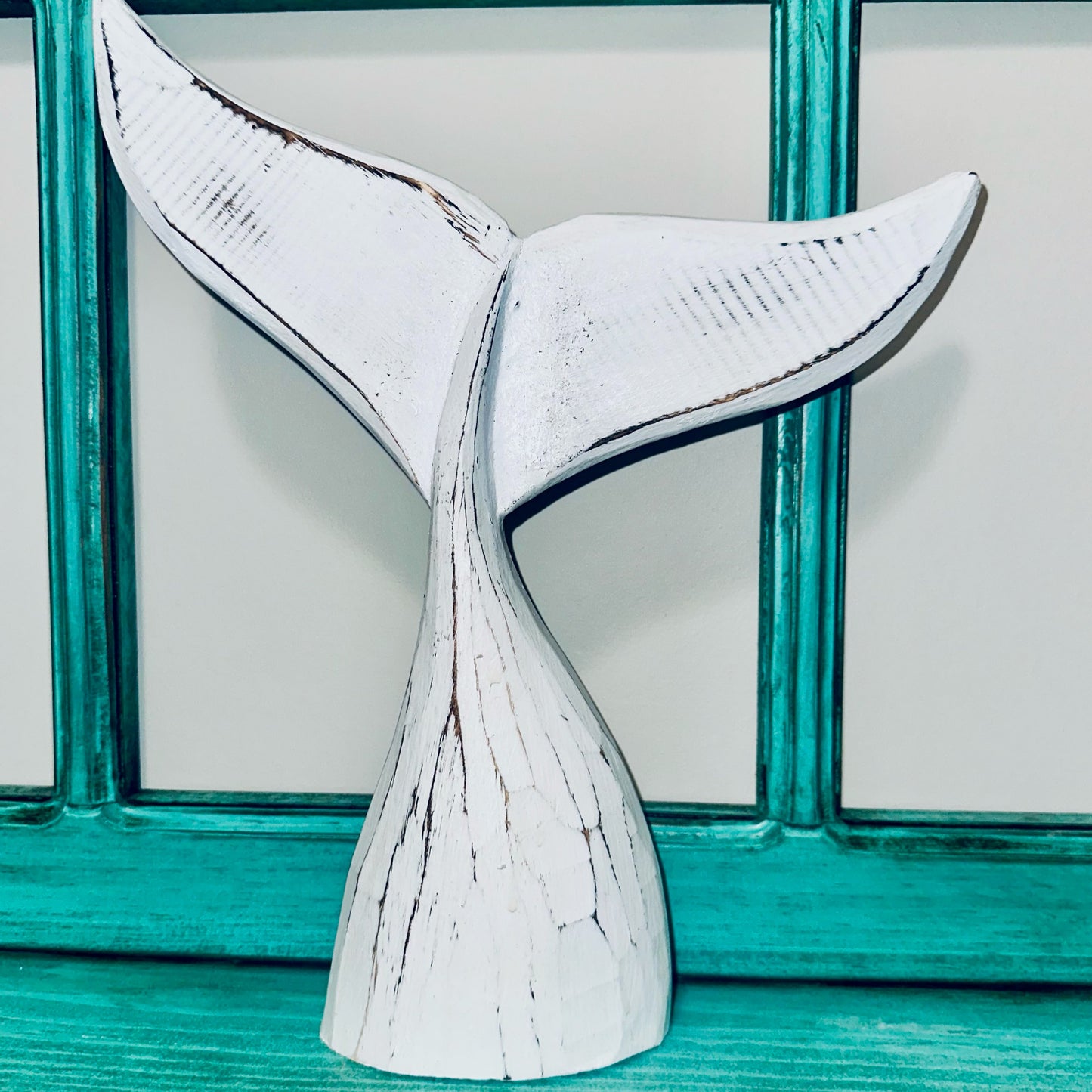 Rustic Driftwood Whale Tail (medium)