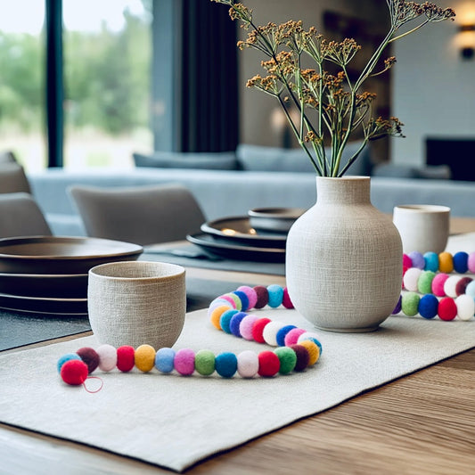 MODWOOL™ Felt Ball 75L" Garland Multicolor