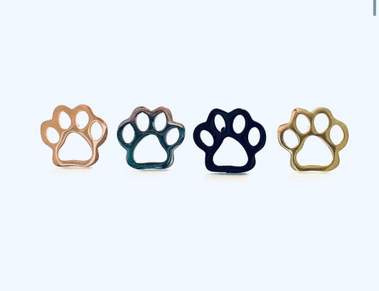 Paw Circle Earrings
