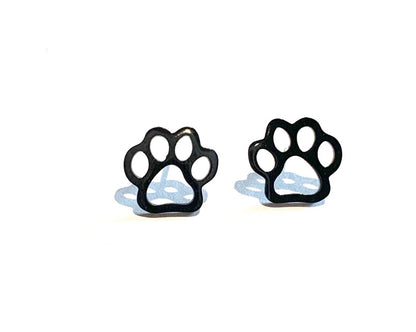 Paw Circle Earrings