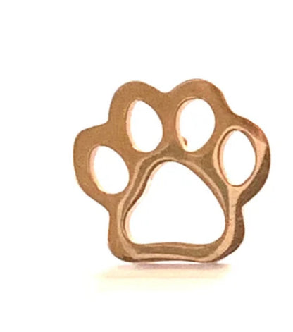 Paw Circle Earrings