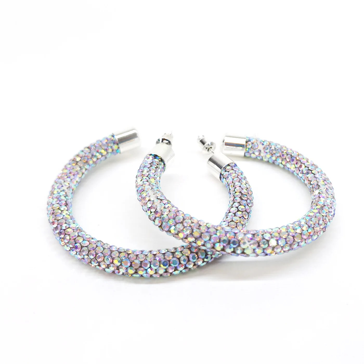 HOOP EARRINGS CONFETTI FROSTING