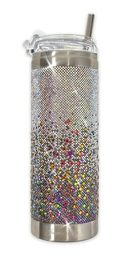 Jacqueline Crystal Purple Multi AB Tumbler