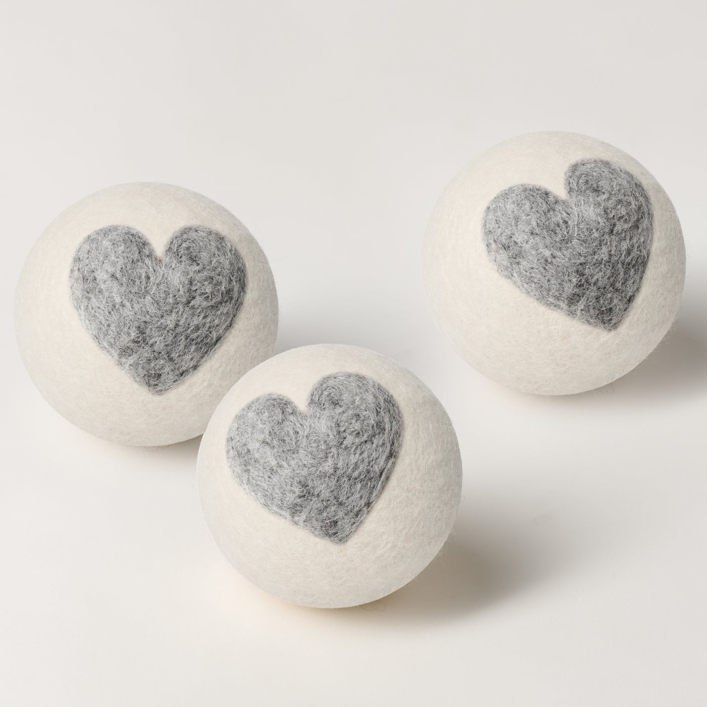 MODWOOL Felt Heart Design Dryer Balls