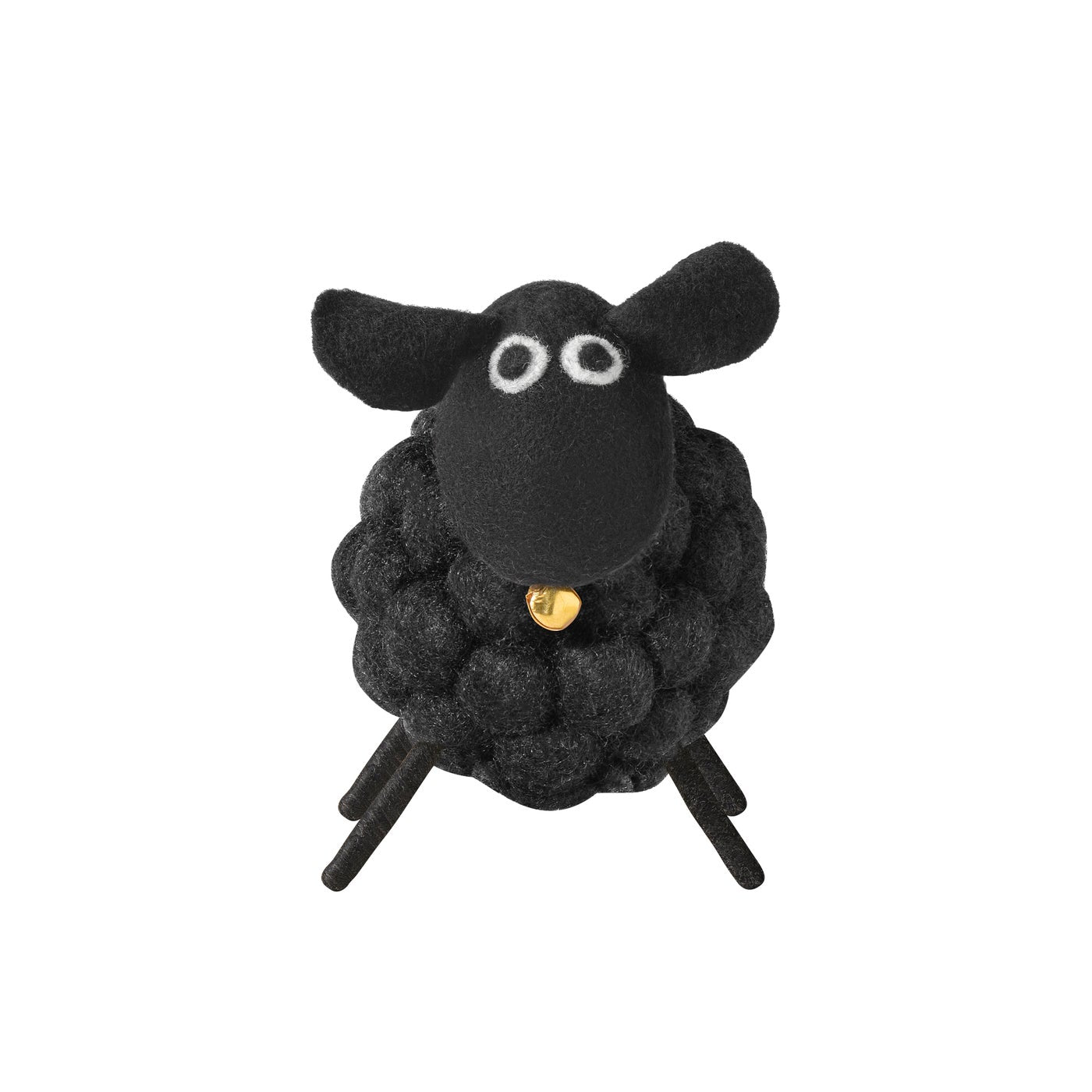 MODWOOL Felt Ball Sheep Decor - Black