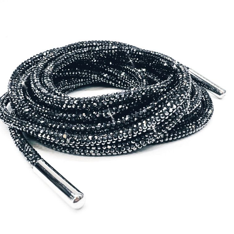 Jacqueline Kent Tie One On Bling String in Hematite JKTI101.BK