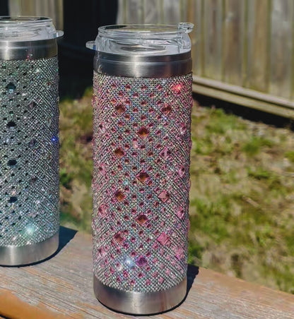 Jacqueline Kent Royal Ice Tumbler in Flamingo Pink Diamond JKT101.PK