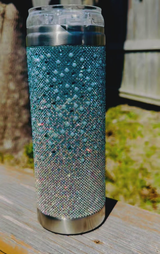 Tuluum Shimmering / 7枚まとめて Jacqueline Kent Royal Garden Party Tumbler in Turquoise Ombre