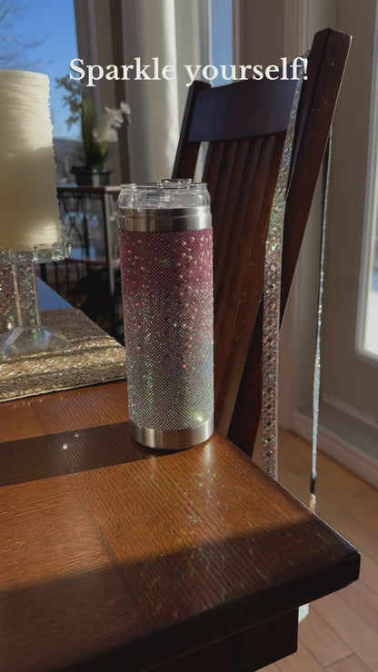 Jacqueline Kent Royal Garden Party Phone Purse in Pink Ombre JKBG118.PK